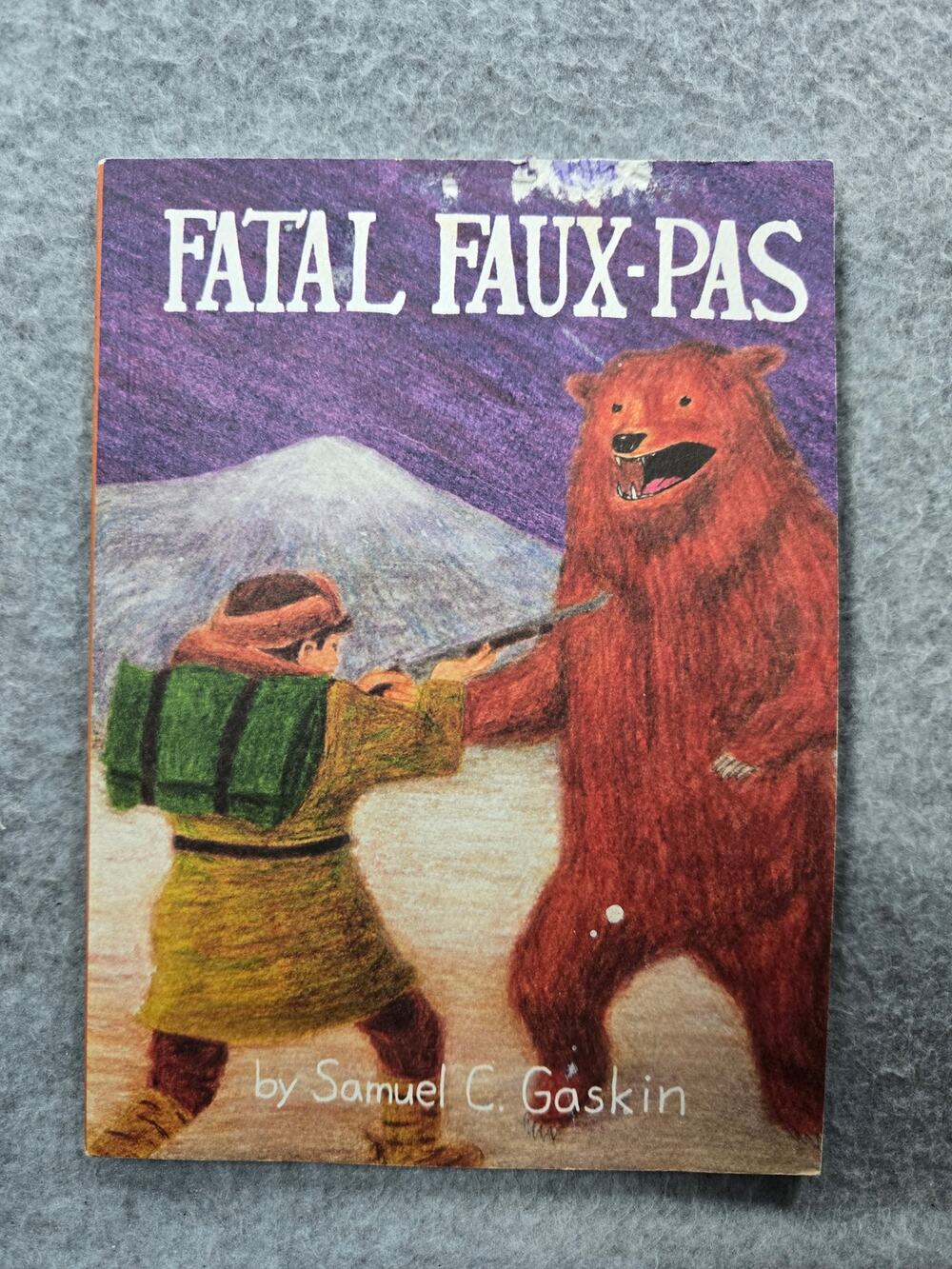 Fatal Faux-Pas by Samuel C. Gaskin - Secret Acres Indie Graphic Novel